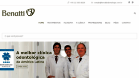 What Benattiodontologia.com.br website looked like in 2017 (6 years ago)