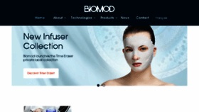 What Biomod.com website looked like in 2017 (6 years ago)