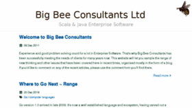 What Bigbeeconsultants.co.uk website looked like in 2017 (6 years ago)