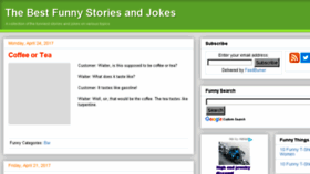 What Bestfunnystories.com website looked like in 2017 (6 years ago)