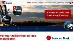 What Bootverhuurhospes.nl website looked like in 2017 (6 years ago)
