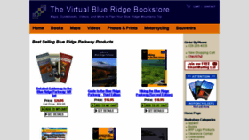 What Blueridgebookstore.com website looked like in 2017 (6 years ago)