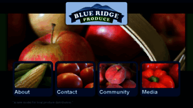 What Blueridgeproduce.net website looked like in 2017 (8 years ago)