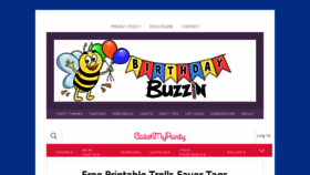 What Birthdaybuzzin.com website looked like in 2017 (6 years ago)