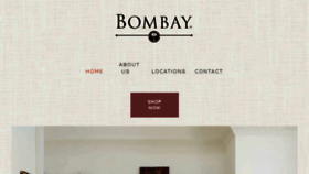 What Bombaycompany.com website looked like in 2017 (6 years ago)