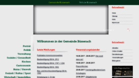 What Buesserach.ch website looked like in 2017 (6 years ago)