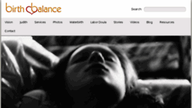 What Birthbalance.com website looked like in 2017 (6 years ago)
