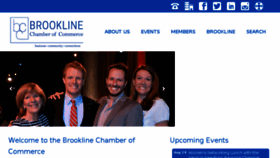 What Brooklinechamber.com website looked like in 2017 (6 years ago)