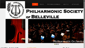 What Bellevillephilharmonic.org website looked like in 2017 (6 years ago)