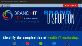 What Brandhealthit.com website looked like in 2017 (6 years ago)