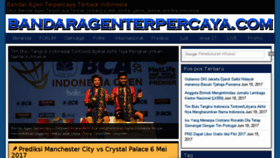 What Bandaragenterpercaya.com website looked like in 2017 (6 years ago)