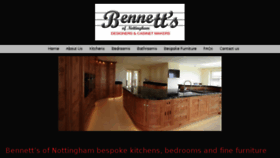What Bennettsofnottingham.co.uk website looked like in 2017 (6 years ago)