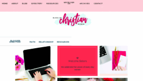 What Blogsbychristianwomen.com website looked like in 2017 (6 years ago)