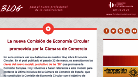 What Blog.fundacionlaboral.org website looked like in 2017 (6 years ago)
