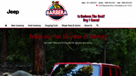 What Barberasautoland.com website looked like in 2017 (6 years ago)
