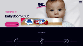 What Babyboom.be website looked like in 2017 (6 years ago)