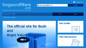 What Bagsandfilters.com website looked like in 2017 (6 years ago)