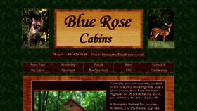 What Bluerosecabins.com website looked like in 2017 (6 years ago)