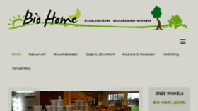 What Biohome.be website looked like in 2017 (6 years ago)