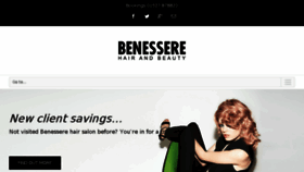 What Benessere-hairandbeauty.co.uk website looked like in 2017 (6 years ago)