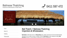 What Balithatching.com.au website looked like in 2017 (6 years ago)