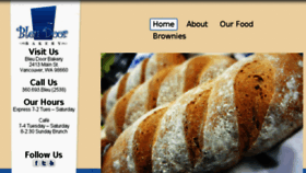 What Bleudoorbakery.com website looked like in 2017 (8 years ago)