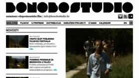 What Bonobostudio.hr website looked like in 2017 (8 years ago)