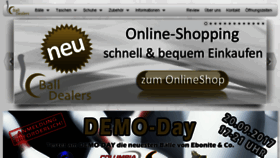 What Balldealers.de website looked like in 2017 (6 years ago)