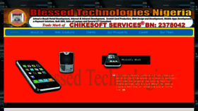 What Blessedtechnologies.com website looked like in 2017 (6 years ago)
