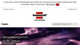 What Brennenstuhl.de website looked like in 2017 (6 years ago)