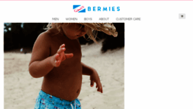 What Bermies.com website looked like in 2017 (6 years ago)