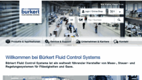 What Buerkert.de website looked like in 2017 (6 years ago)