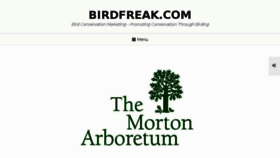 What Birdfreak.com website looked like in 2017 (6 years ago)