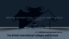 What Britishinternationalcollege.co.za website looked like in 2017 (6 years ago)