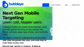 What Bubbleye.com website looked like in 2017 (6 years ago)