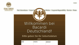 What Bacardi-deutschland.de website looked like in 2017 (6 years ago)