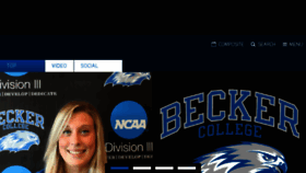 What Beckerhawks.com website looked like in 2017 (6 years ago)