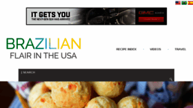 What Brazilianflairintheusa.com website looked like in 2017 (6 years ago)