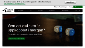 What Bredbandsbolaget.se website looked like in 2017 (6 years ago)