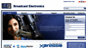 What Bdcast.com website looked like in 2017 (6 years ago)