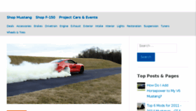 What Blog.americanmuscle.com website looked like in 2017 (6 years ago)