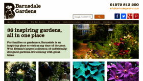 What Barnsdalegardens.co.uk website looked like in 2017 (6 years ago)