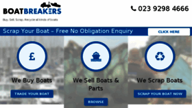 What Boatbreakers.com website looked like in 2017 (6 years ago)