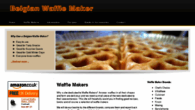 What Belgian-waffle-maker.co.uk website looked like in 2017 (6 years ago)