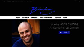 What Broadwaycomedyclub.com website looked like in 2017 (6 years ago)