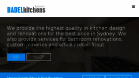 What Badelkitchens.com.au website looked like in 2017 (6 years ago)