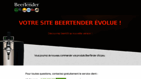 What Beertender.fr website looked like in 2017 (6 years ago)