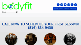What Bodyfitkansascity.com website looked like in 2017 (6 years ago)