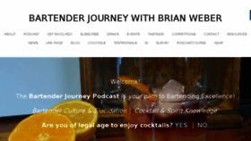 What Bartenderjourney.net website looked like in 2017 (6 years ago)