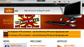 What Bg-vpn.net website looked like in 2017 (6 years ago)